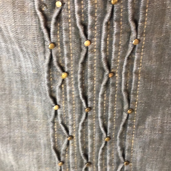 Coldwater Creek Classic Denim Women’s Pin Tuck Stud Pockets Jacket - Picture 6 of 10
